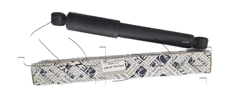 کمک عقب پراید وانت 151-3183060 عظام