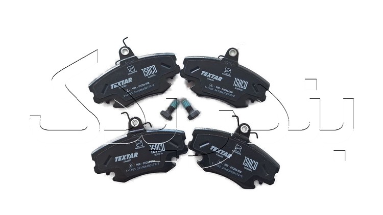 لنت ترمز چرخ جلو ال 90 L90 کد 1620103415 ایساکو تکستار