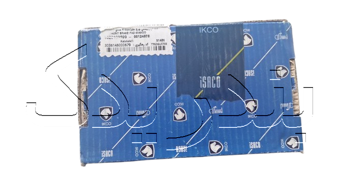 لنت جلو سمند EF7 کد 1620103599 ایساکو اتحاد موتور