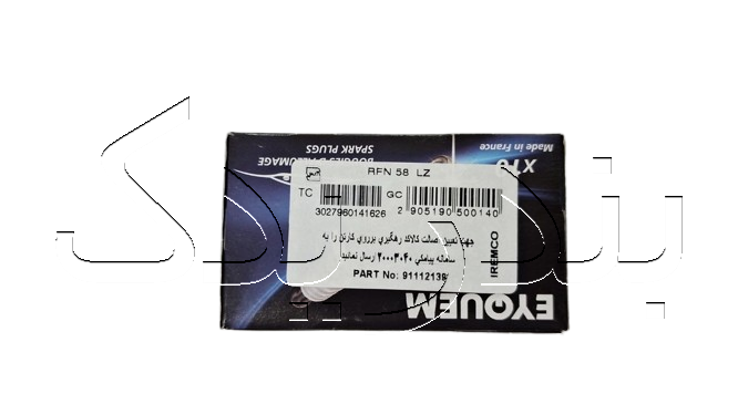شمع موتور تک پلاتین اکیوم فرانسه 91112139 اتحاد موتور RFN58LZ A7