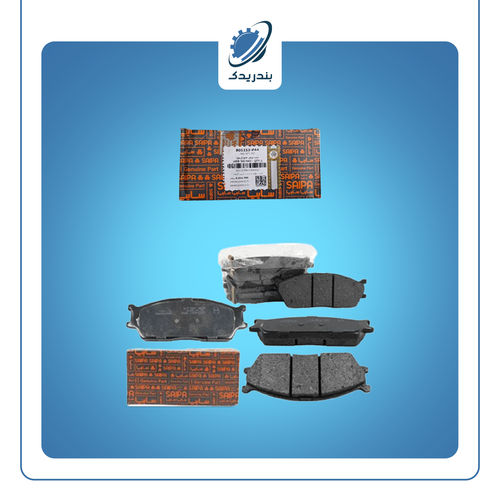 لنت ترمز چرخ جلو تیبا جدید ریو 801153 -PA4 سایپا یدک