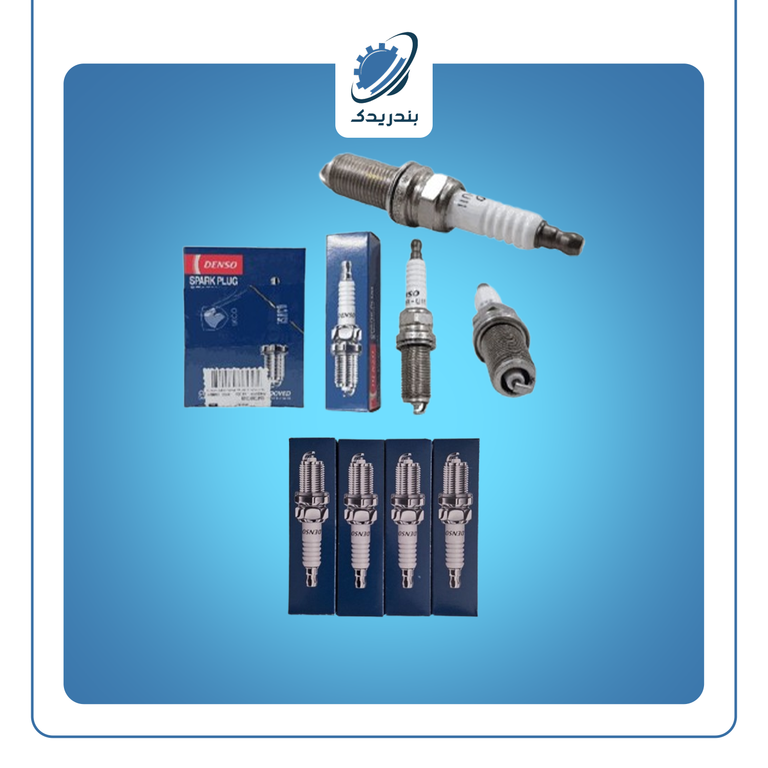 شمع موتور 206 تیپ 5 پایه بلند K16HPU11 کد 1040300328 ایساکو دنسو DENSO