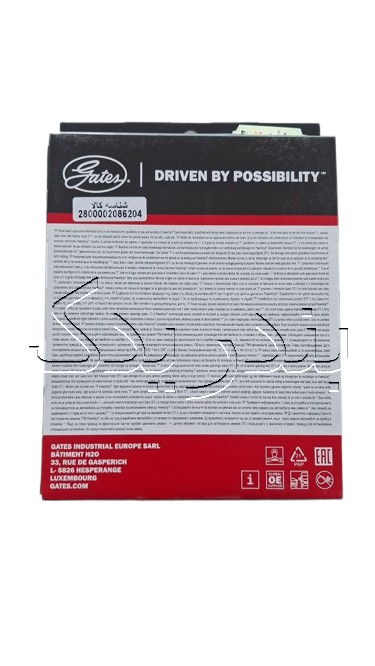 تسمه تايم پرايد معمولی و يورو4 تيبا ساينا کوييک شاهین پاورگريپ POWERGRIP 107-22